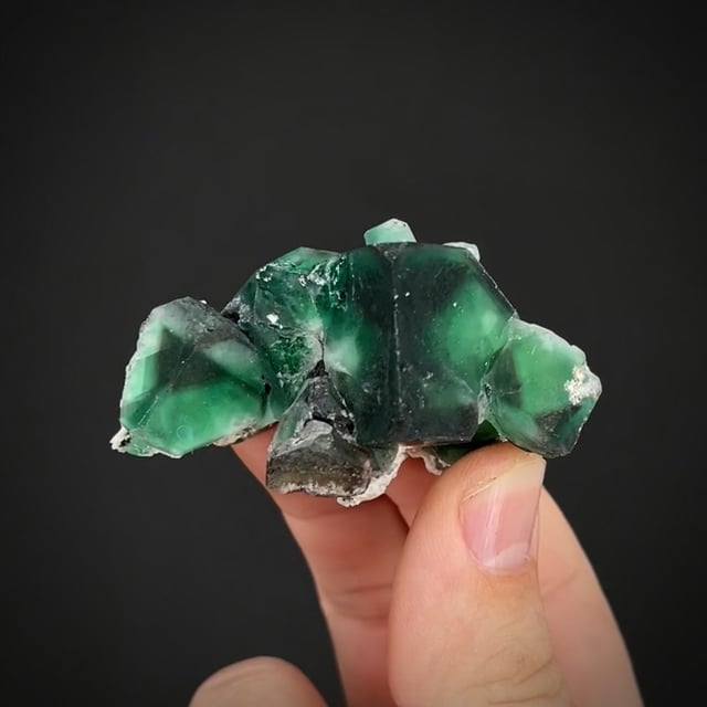 Fluorite with phantoms