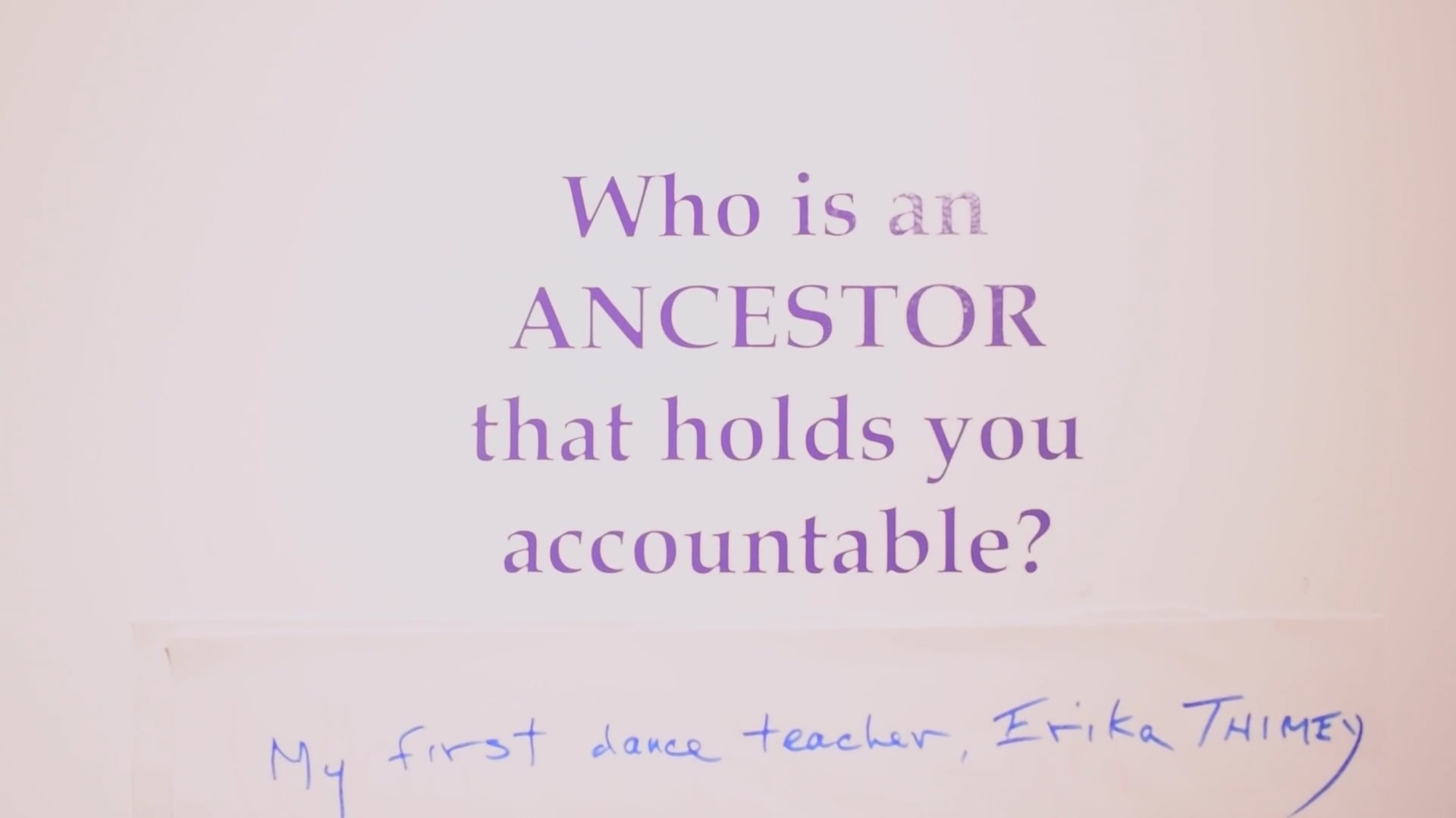 “You have to come with me to this place where magic is.”