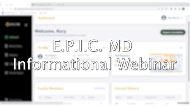E.P.I.C. MD Webinar