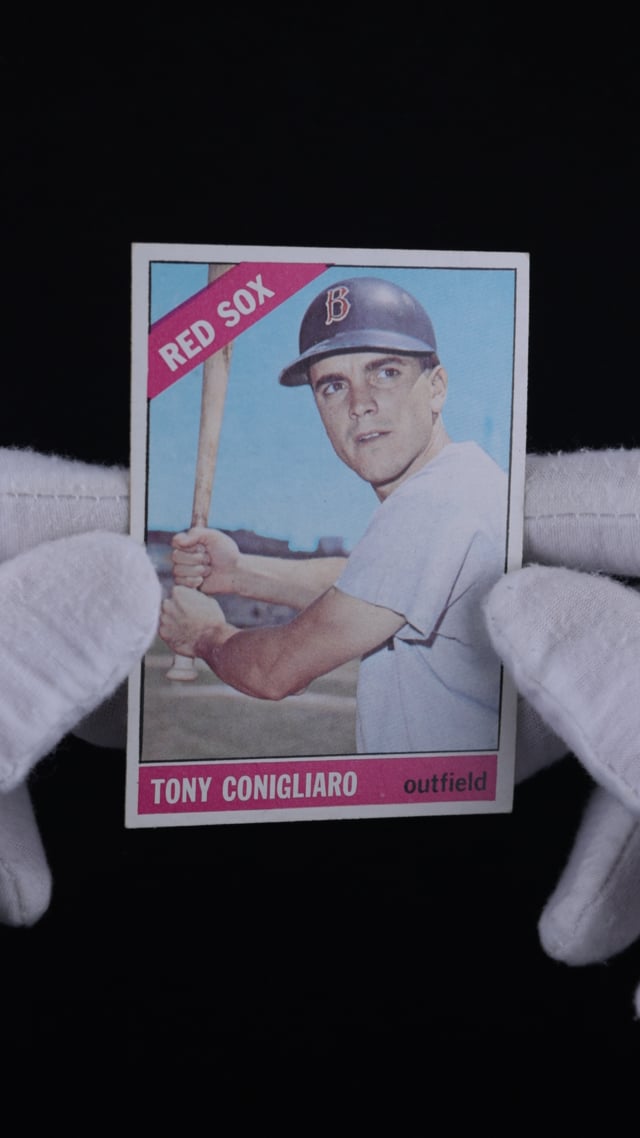 #380 Tony Conigliaro - 1966 Topps Baseball Cards (Star) Graded