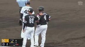 【ファーム】思いっきり引っ張った!! ホークス・アストゥディーヨ 同点タイムリーヒット!!   2023年6月8日 オリックス・バファローズ 対 福岡ソフトバンクホークス