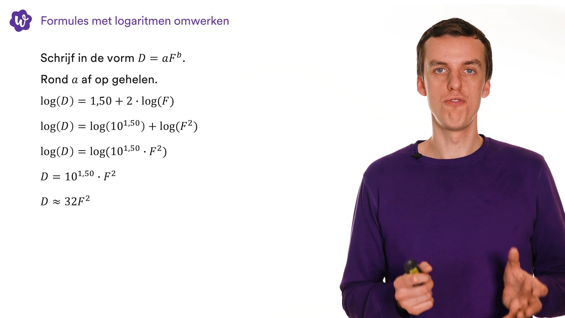 Oefen Met Exponentiële En Logaritmische Formules Uit Getal En Ruimte ...