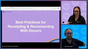 Best Practices for Receipting & Reconnecting With Donors