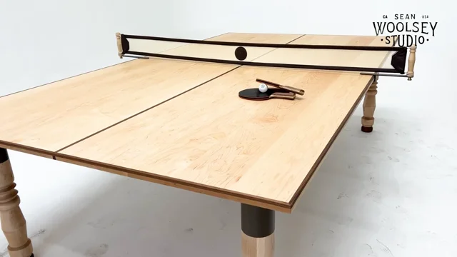 White Oak Woolsey Ping Pong Table — Sean Woolsey Studio