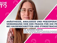 Anästhesie, Analgesie und perioperative Versorgung von der Praxis für die Praxis bei Kaiserschnitten und Pymoetrachirurgie