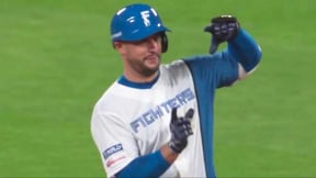 【3回裏】初球を上手く捉えた!! ファイターズ・マルティネス タイムリー2ベースヒット!!  2023年6月9日 北海道日本ハムファイターズ 対 阪神タイガース