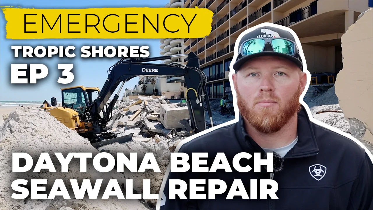 Daytona Beach Seawall Repair Emergency at Tropic Shores EP3 on Vimeo