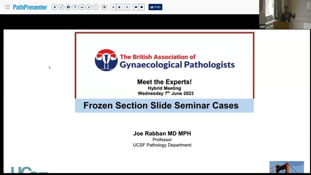 Slide Seminar: Frozen sections, Prof Joseph Rabban