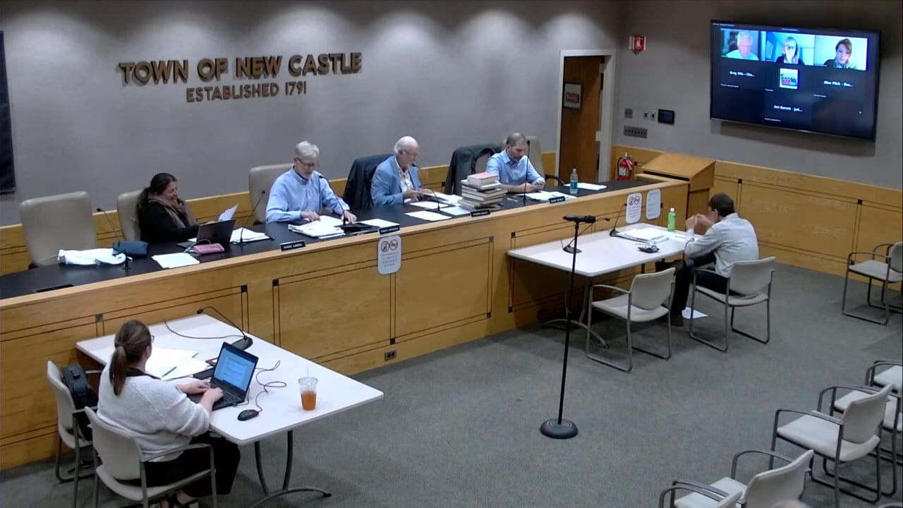 Town of New Castle Planning Board Meeting  6/6/23