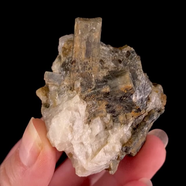 Andalusite (rare locality specimen) Lüsens valley, InnsbruckLand
