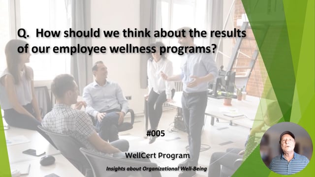 #005 How should we think about the results of an employee wellness program?