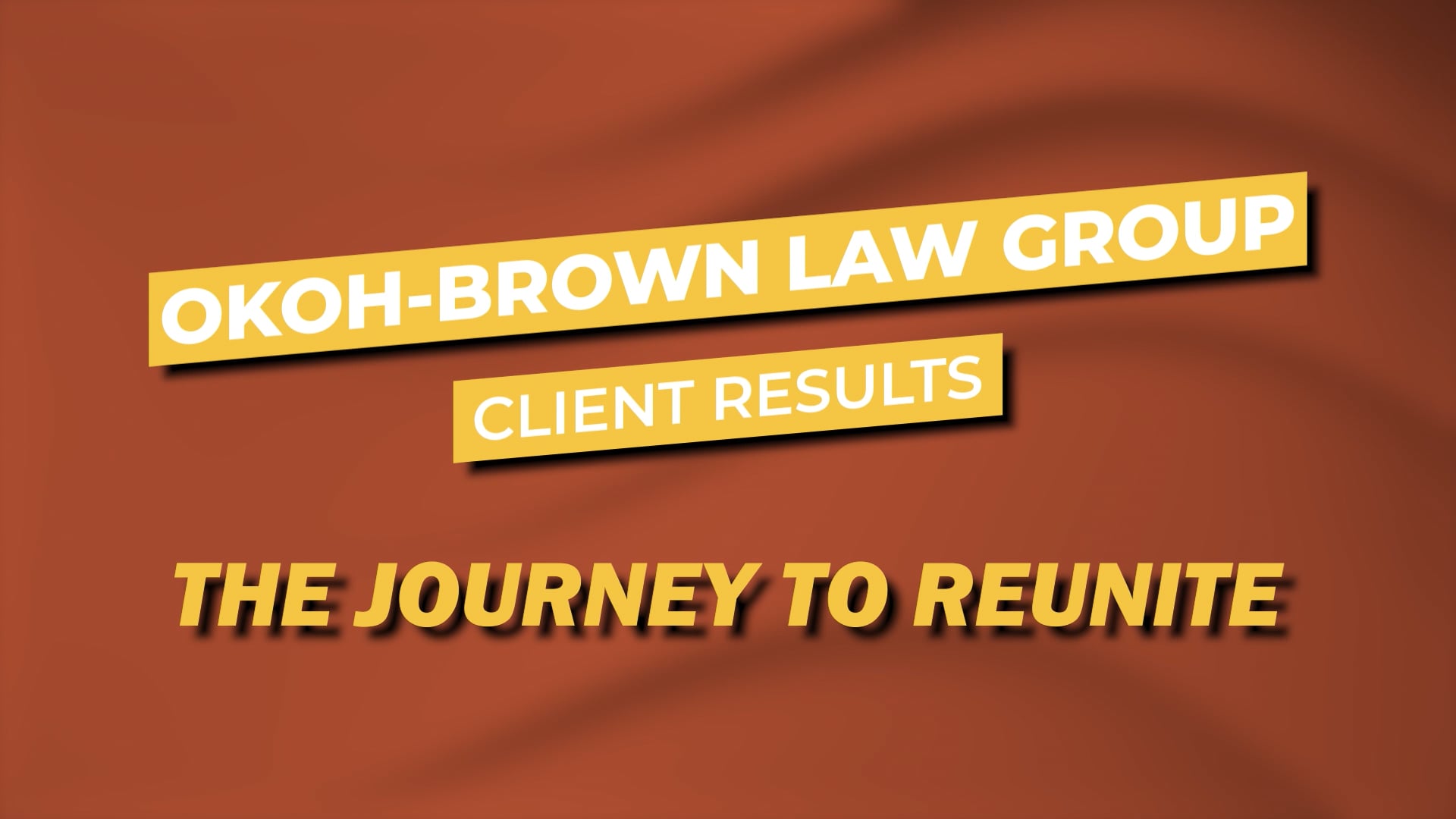 The OkohBrown Law Group, PPLC Jamal Cooksey Testimonial on Vimeo