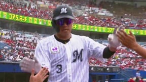 【2回裏】マリーンズ・角中勝也 ライトスタンド中段へ飛び込む第1号先制ソロホームラン!!  2023年6月10日 千葉ロッテマリーンズ 対 広島東洋カープ