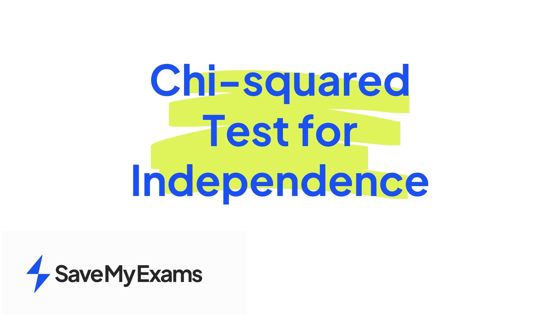 Chi-squared Test for Independence on Vimeo
