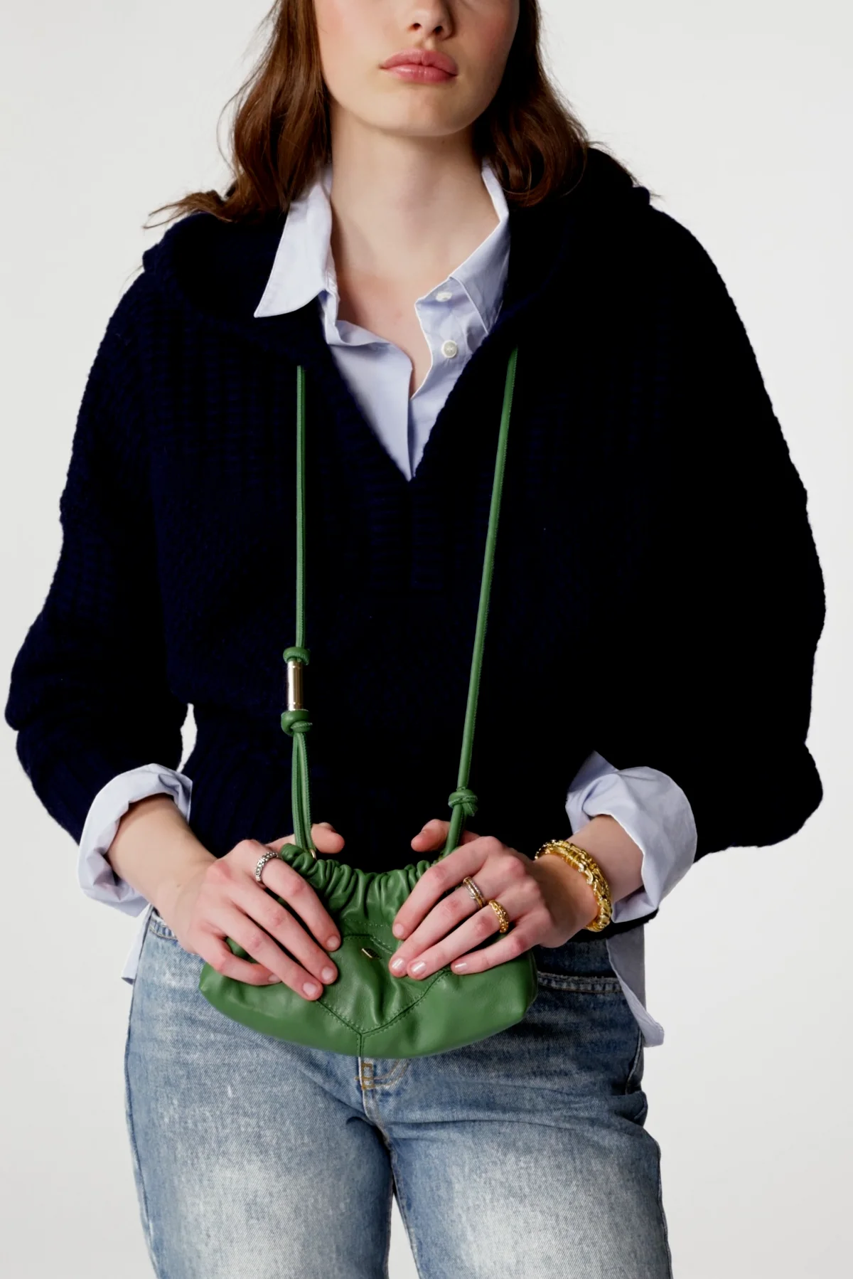 ba&sh★フランスで大人気 小さいのに収納力抜群! JUNE バッグ Bag June Brown // ba&sh US