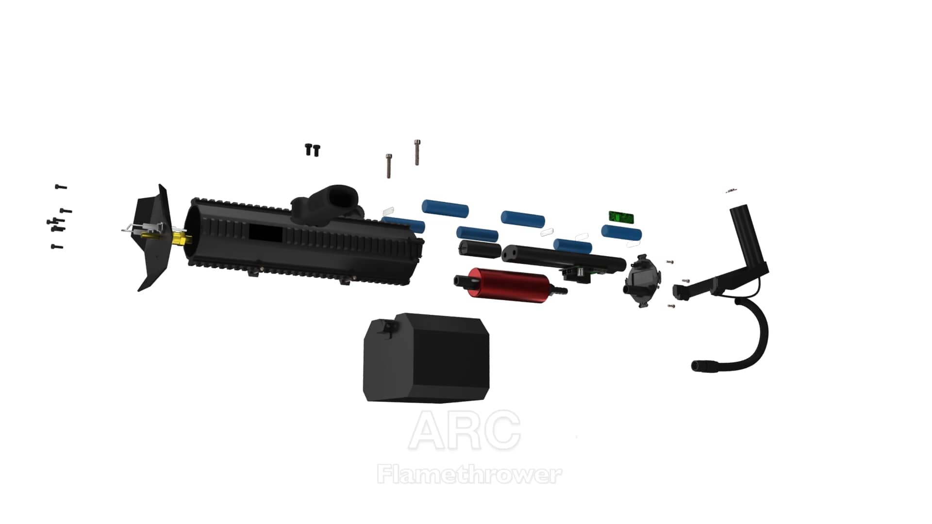 ARC Flamethrower vs X15 Flamethrower vs. XL18 Flamethrower Throwflame Comparison on Vimeo