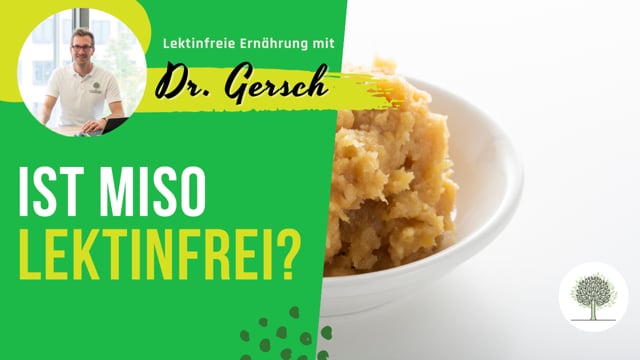 Ist Miso lektinfrei, weil es fermentiert wurde? 