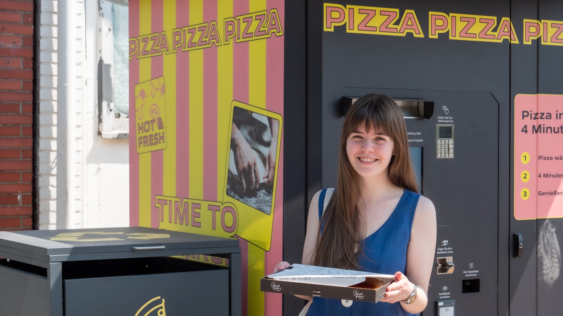 Recklinghausens erster Pizza-Automat im Test