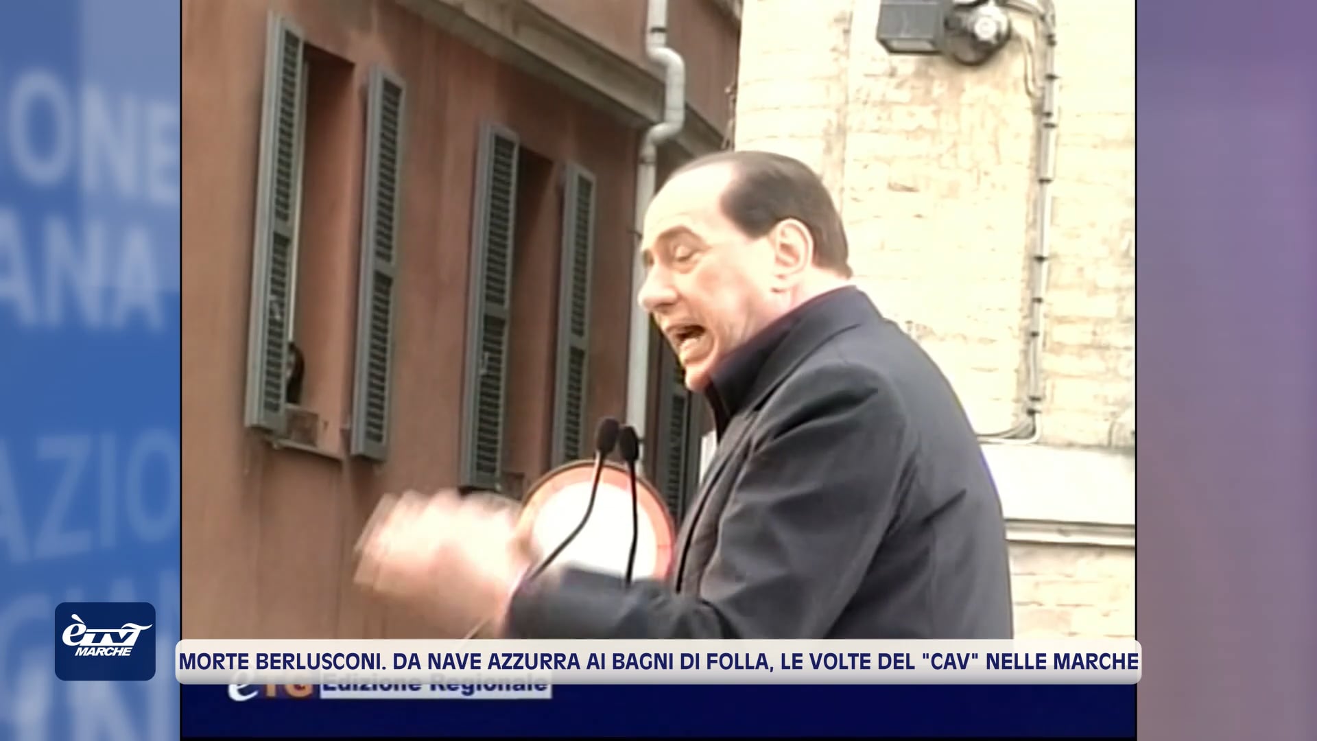 Morte Berlusconi. Dalla 'Nave Azzurra' ai bagni di folla, tutte le volte del 'Cav' nelle Marche - VIDEO