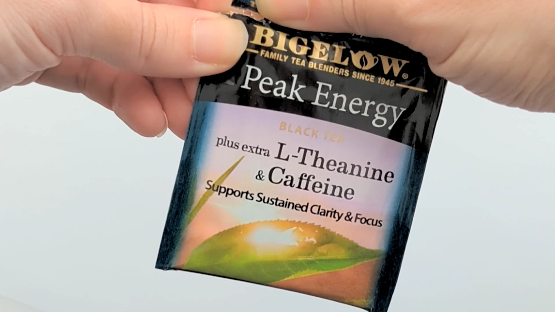 Peak Energy Plus Extra L-Theanine & Caffeine Black Tea – Bigelow Tea