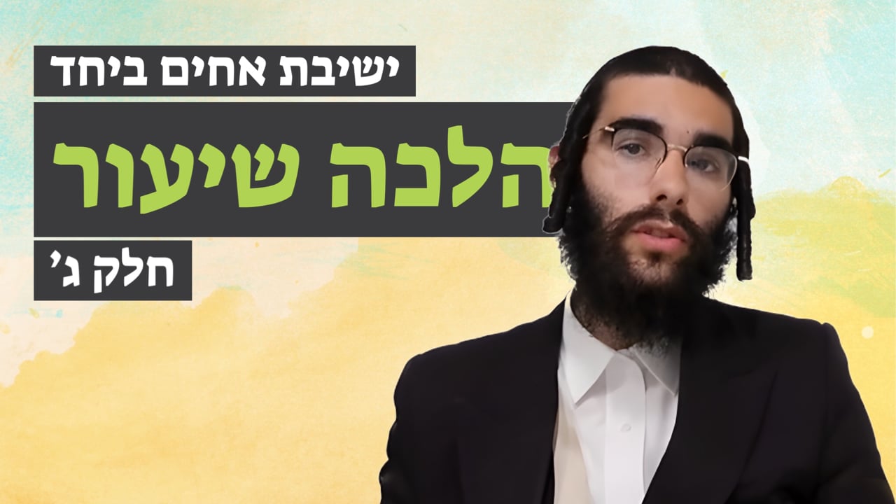 שיעורי הלכה חלק ג
