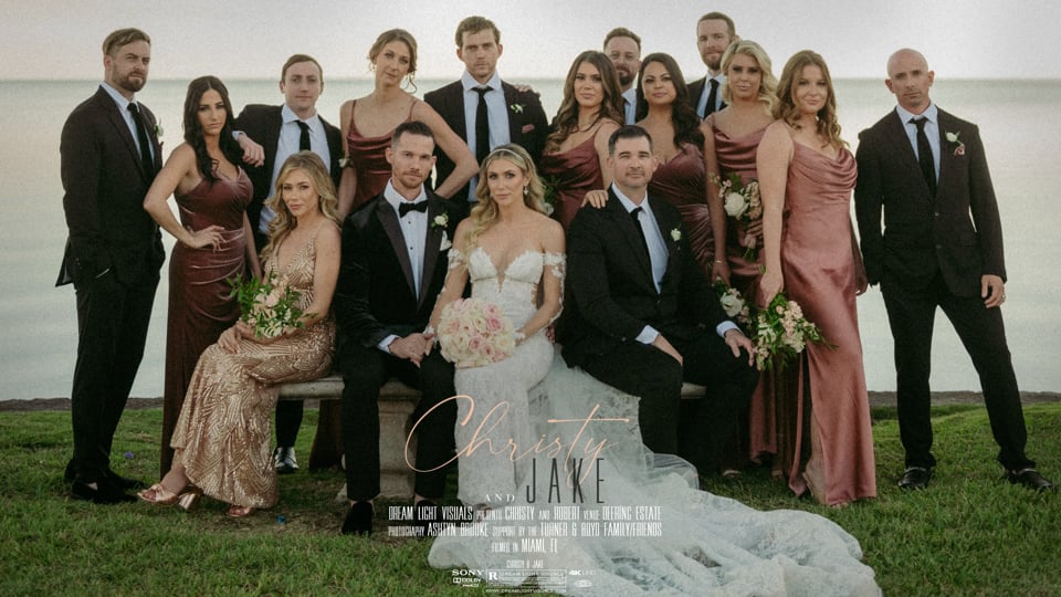 Christy & Jake’s Romantic Wedding at Deering Estate — A Cinematic Celebration of Nature, History & Timeless Love