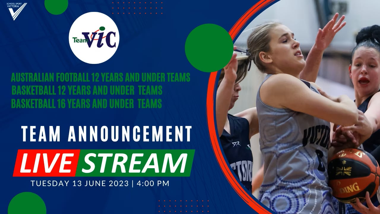 LIVE: Six Team Vic Teams Announced