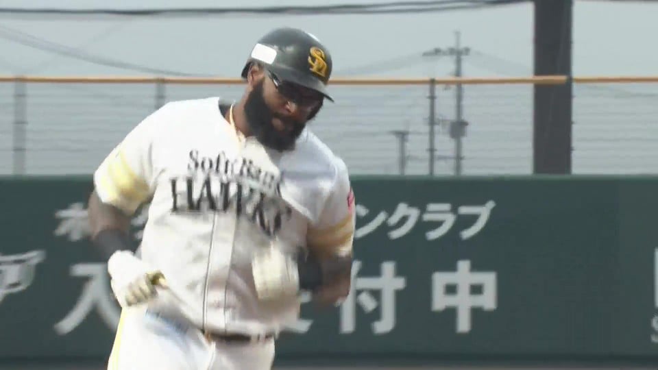 【ファーム】一軍初昇格へアピール!! ホークス・ホーキンス 同点のソロホームラン!!  2023年6月13日 福岡ソフトバンクホークス 対 阪神タイガース