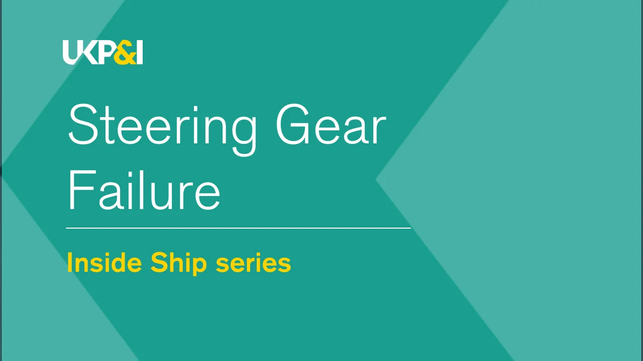 Inside Ship Steering Gear Failure on Vimeo