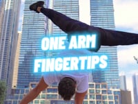 One arm fingertips