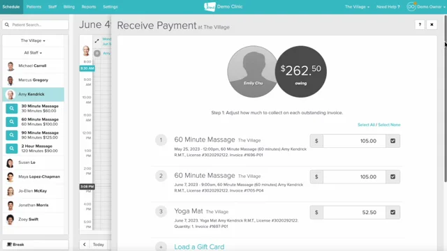 Partially Pay an Invoice  Jane App - Practice Management Software for  Health & Wellness Practitioners