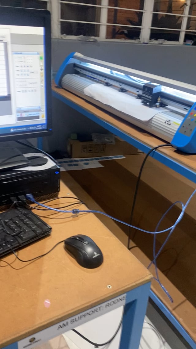How to determine if cutting speed is delayed by Computer or Vinyl Cutter
