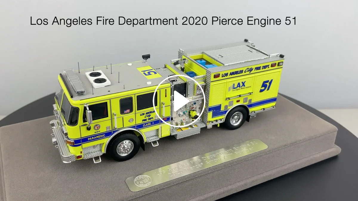 Fire Replicas City of Los Angeles Fire Department 2020 Pierce