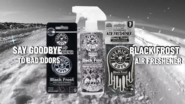 Chemical Guys Air 224 04 Black Frost Air Freshener and Odor Eliminator (4 oz)