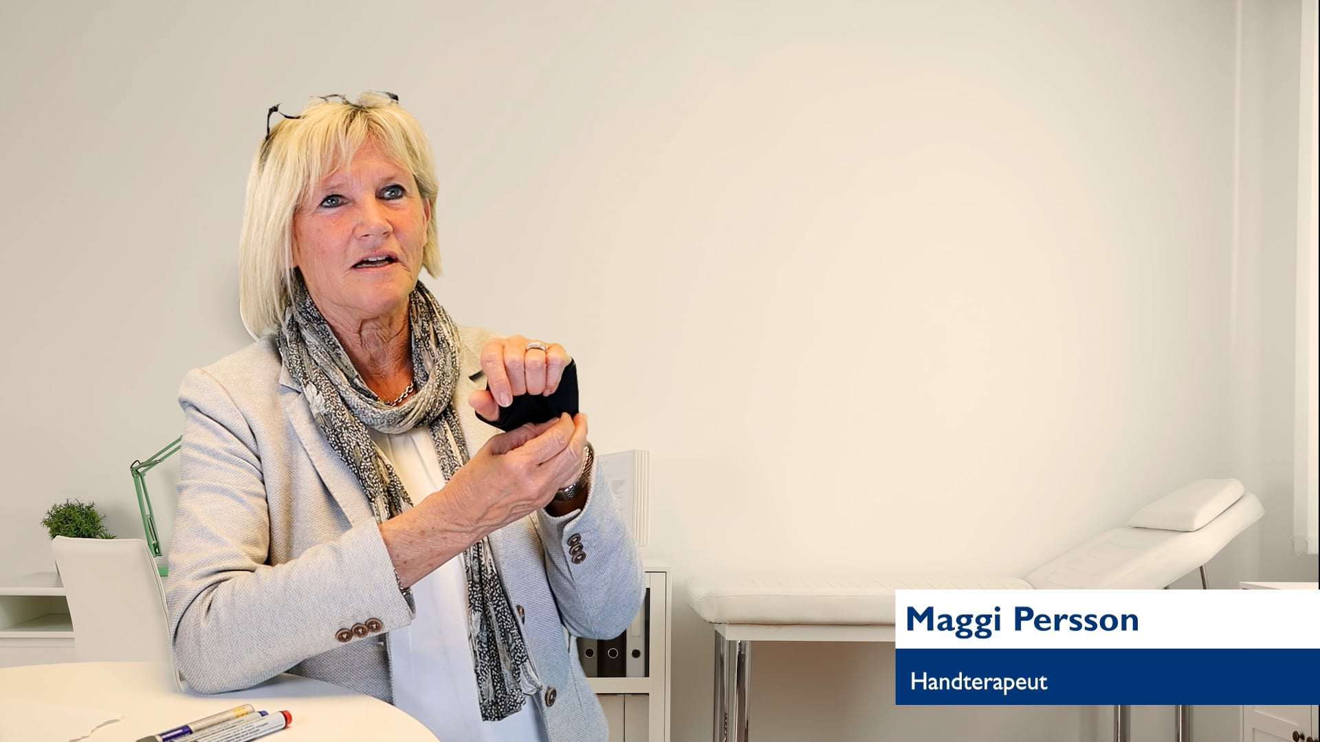 Instruksjonsfilm med Maggi Persson