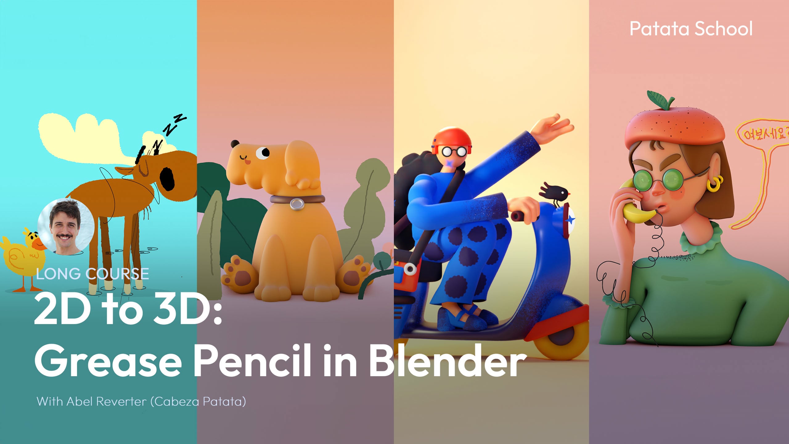 2D to 3D: Grease Pencil in Blender - Trailer on Vimeo