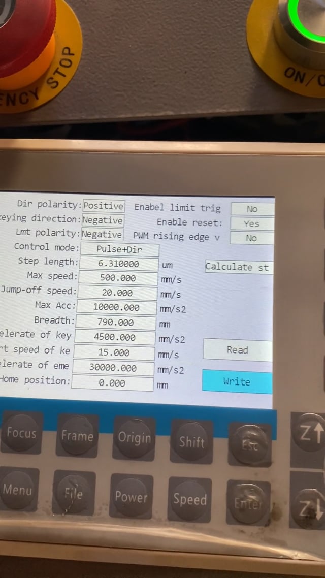 How To Calibrate Size Of TruCUT Laser Machine with RDWorks Control System