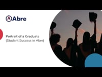 Portrait of Graduate (Student Success) with Abre