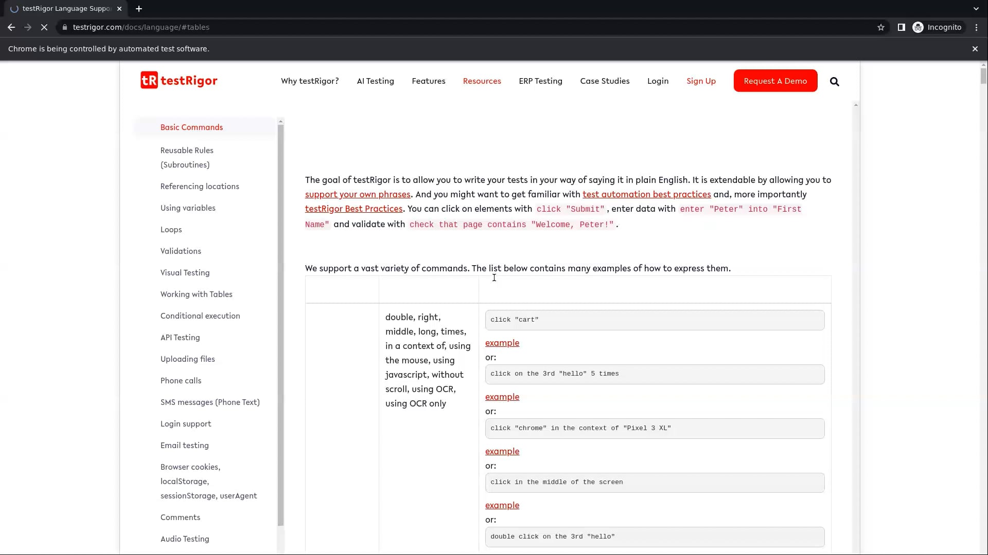TableTest on Vimeo