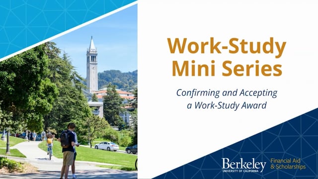 Work-Study Information for Students - Financial Aid & Scholarships