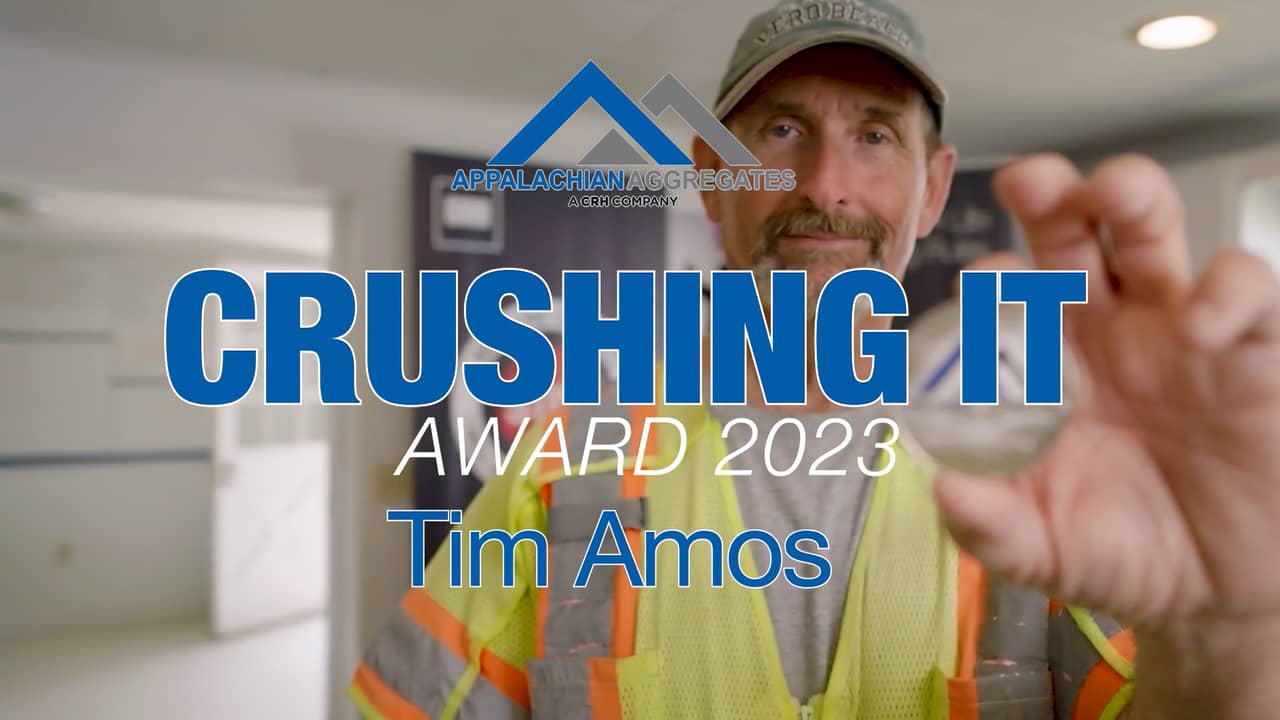 Appalachian Aggregates Crushing It Award 2023 Tim Amos on Vimeo