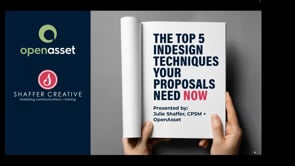 Julie Shaffer InDesign Webinar