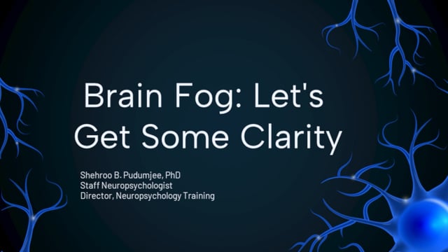 Brain Fog- Lets Get Some Clarity