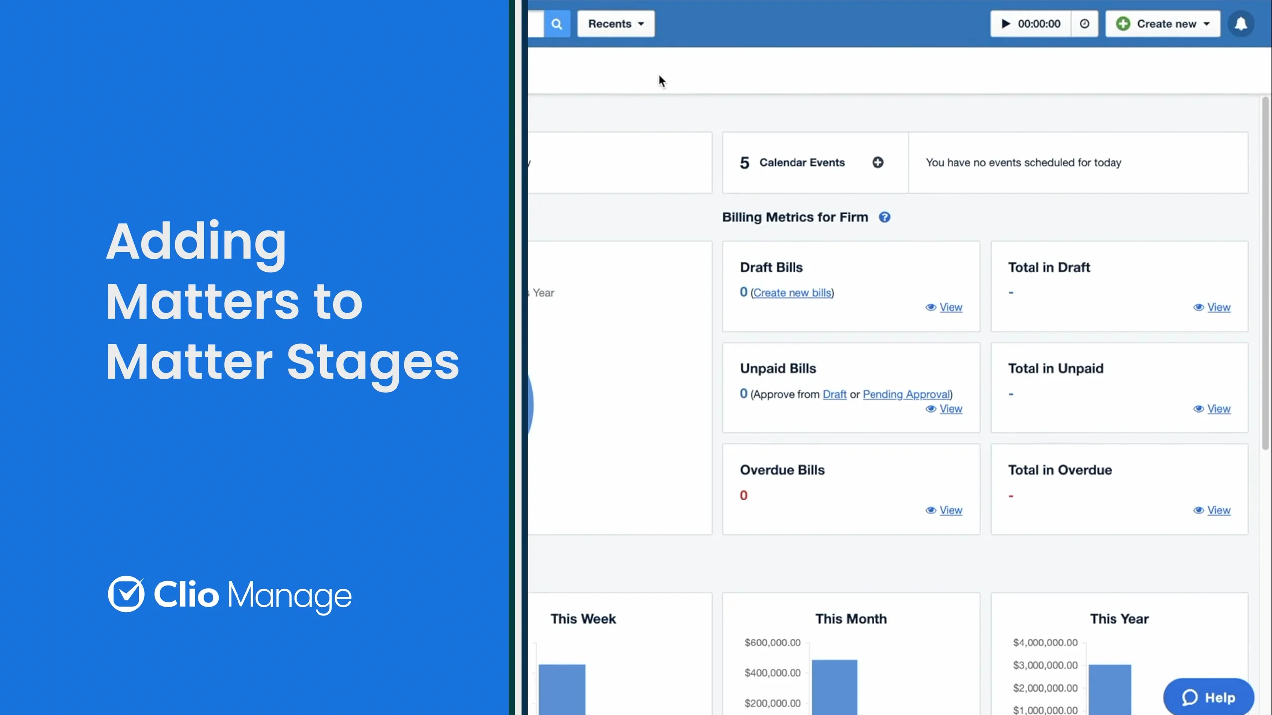 Swift Sessions - Adding Matters to Matter Stages in Clio Manage on Vimeo