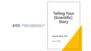 Telling Your (Scientific) Story