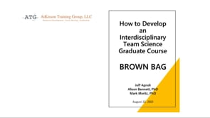 Interdisciplinary Grad Courses