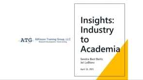 Insights - Industry to Academia