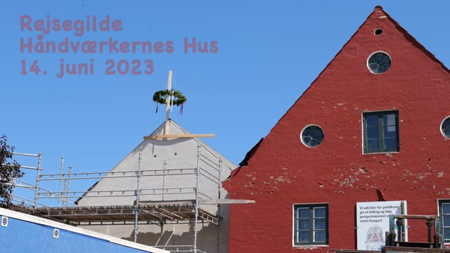 Håndværkernes Hus - rejsegilde på tilbygning