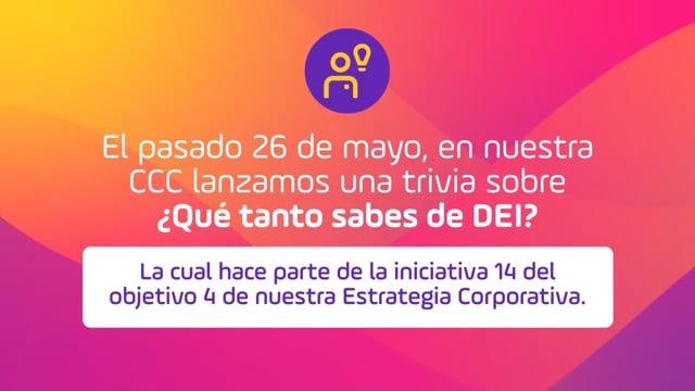 Conoce las tres ganadoras de nuestra trivia ¿Qué tanto sabes de DEI?