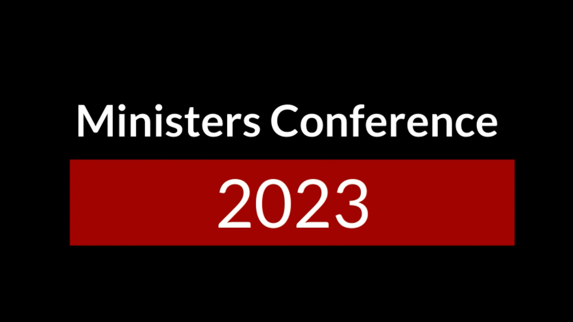 Ministers Conference Speaker on Vimeo